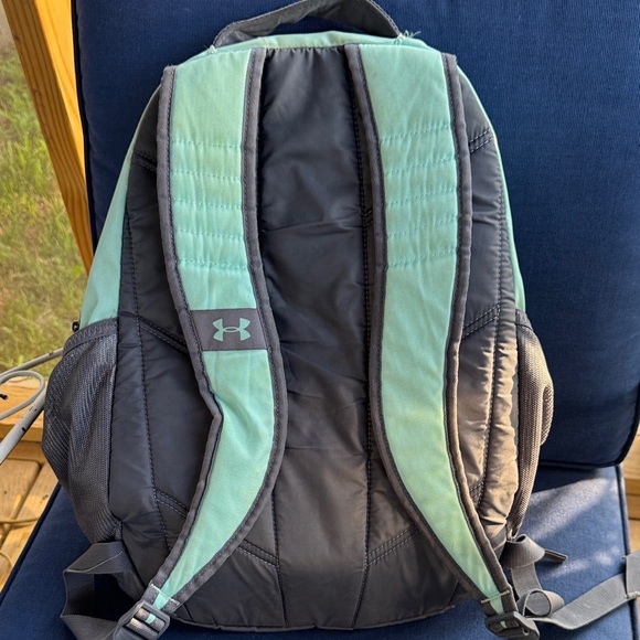 Under Armour Green and Gray Backpack - Picture 4 of 6